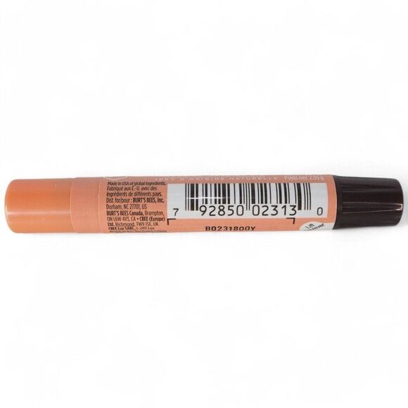 Bert's Bees Lip Shimmer with Peppermint Oil Apricot 0.09 oz (Lot of 4) - Picture 4 of 5